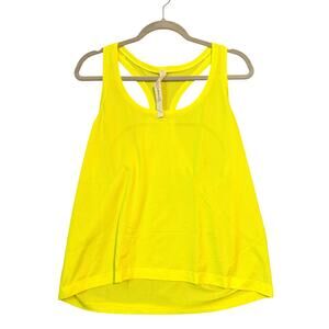 Lululemon Swiftly Tech RB Tank 2.0 Race Size 16 Highlight Yellow HIYE 56958.